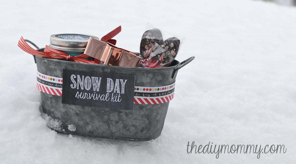 DIY Christmas Snow Day Survival Kit Tutorial